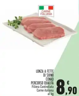 Conad City Lonza a fette di suino conad percorso qualità offerta