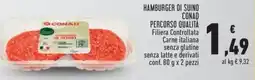 Conad City Hamburger di suino conad percorso qualità offerta