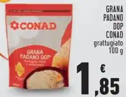 Conad City Grana padano dop conad grattugiato offerta