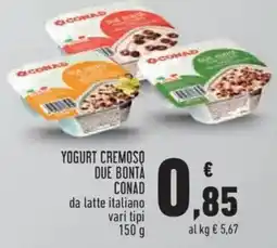 Conad City Yogurt cremosq due bonta CONAD offerta