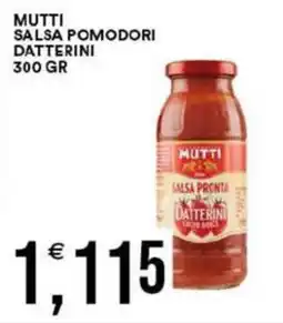 Vantaggio Cash&Carry Mutti salsa pomodori datterini offerta
