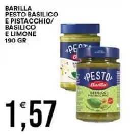 Vantaggio Cash&Carry Barilla pesto basilico e pistacchio/ basilico e limone offerta