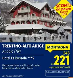 Lidl Hotel La Bussola offerta