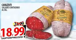 Il Genio Supermercato Cavazzuti salame contadino offerta