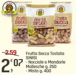 Supermercati Dok Frutta secca Tostata SINISI offerta