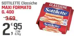 Supermercati Dok Sottilette classiche maxi formato offerta