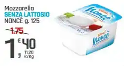 Supermercati Dok Mozzarella senza lattosio NONCÈ offerta