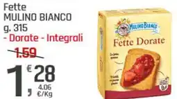 Supermercati Dok Fette mulino bianco Dorate e Integrali offerta