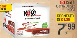 Supermercati Dok 50 Cialde Caffè Deciso KOSE offerta