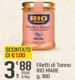 Supermercati Dok Filetti di Tonno RIO MARE offerta