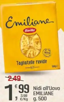 Supermercati Dok Barilla nidi all'uovo emiliane offerta
