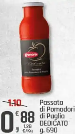 Supermercati Dok Passata di pomodori di puglia dedicato offerta