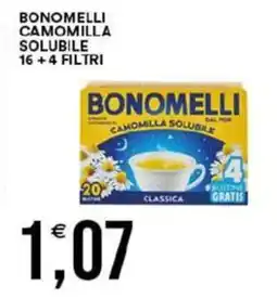 Vantaggio Cash&Carry Bonomelli camomilla solubile 16 +4 filtri offerta