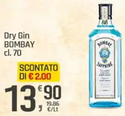 Supermercati Dok Dry Gin BOMBAY offerta