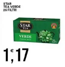 Vantaggio Cash&Carry Star tea verde 25 filtri offerta