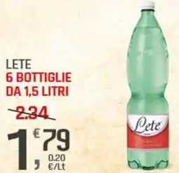 Supermercati Dok Lete 6 bottiglie offerta