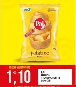 Vantaggio Cash&Carry Pai chips trasparenti offerta