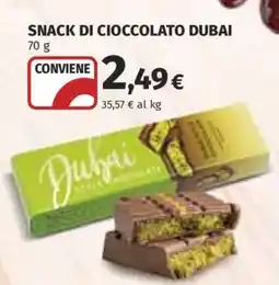 Coop SNACK DI CIOCCOLATO DUBAI offerta