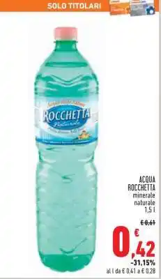 Conad ACQUA ROCCHETTA offerta