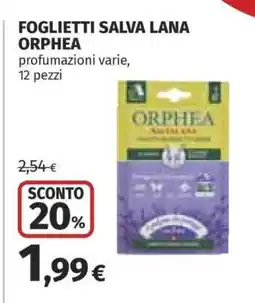 Coop FOGLIETTI SALVA LANA ORPHEA offerta