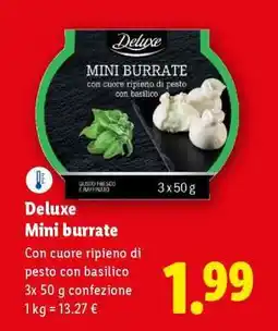 Lidl Deluxe Mini burrate offerta