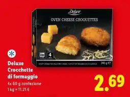 Lidl Deluxe Crocchette di formaggio offerta