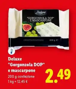 Lidl Deluxe Gorgonzola DOP e mascarpone offerta