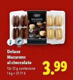 Lidl Deluxe Macarons al cioccolato offerta