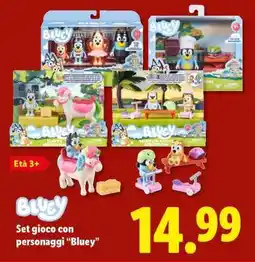 Lidl Set gioco con personaggi 'Bluey' offerta