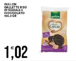 Vantaggio Cash&Carry Gullon gallette riso integrale e cioccolato offerta