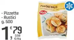 Supermercati Dok Selex Pizzette e Rustici offerta