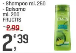 Supermercati Dok Shampoo e Balsamo FRUCTIS offerta
