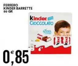 Vantaggio Cash&Carry Ferrero kinder barrette offerta
