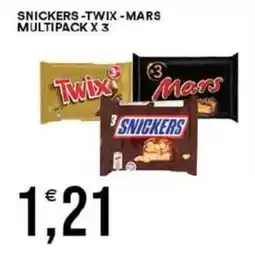 Vantaggio Cash&Carry Snickers-twix - mars multipack offerta