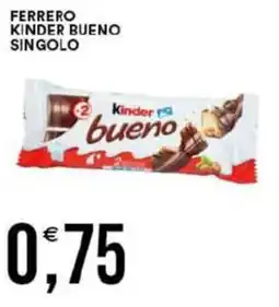 Vantaggio Cash&Carry Ferrero kinder bueno singolo offerta