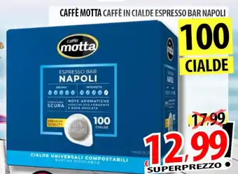 Caffè motta caffè in cialde espresso bar napoli