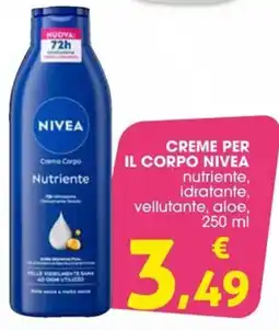 Conad Creme per il corpo NIVEA offerta
