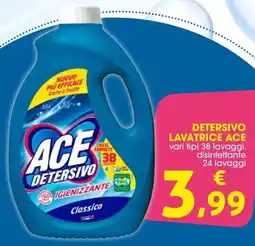 Conad Detersivo lavatrice ACE offerta