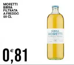 Vantaggio Cash&Carry Moretti birra filtrata a freddo offerta