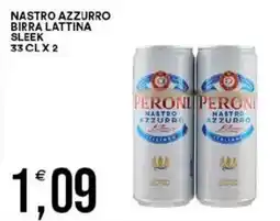 Vantaggio Cash&Carry Nastro azzurro birra lattina sleek offerta