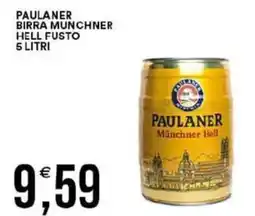 Vantaggio Cash&Carry Paulaner birra munchner hell fusto offerta