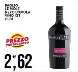 Vantaggio Cash&Carry Baglio le mole nero d'avola vino igt offerta