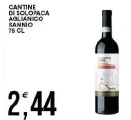 Vantaggio Cash&Carry Cantine di solopaca aglianico sannio offerta