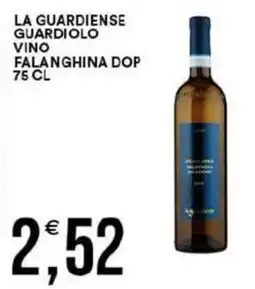 Vantaggio Cash&Carry La guardiense guardiolo vino falanghina dop offerta
