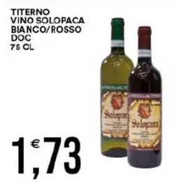 Vantaggio Cash&Carry Titerno vino solopaca bianco/rosso doc offerta