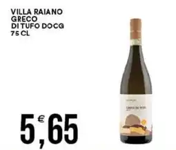 Vantaggio Cash&Carry Villa raiano greco di tufo docg offerta