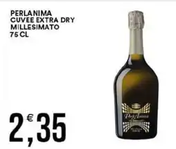 Vantaggio Cash&Carry Perlanima cuvee extra dry millesimato offerta