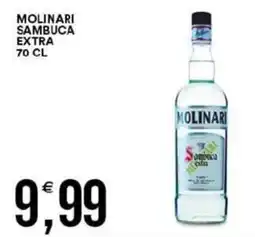 Vantaggio Cash&Carry Molinari sambuca extra offerta