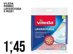 Vantaggio Cash&Carry Vileda panno lavasciuga 3 pezzi offerta