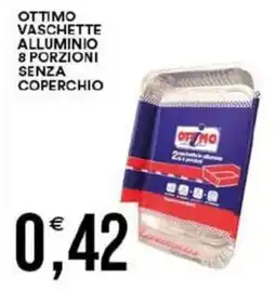 Vantaggio Cash&Carry Ottimo vaschette alluminio 8 porzioni senza coperchio offerta